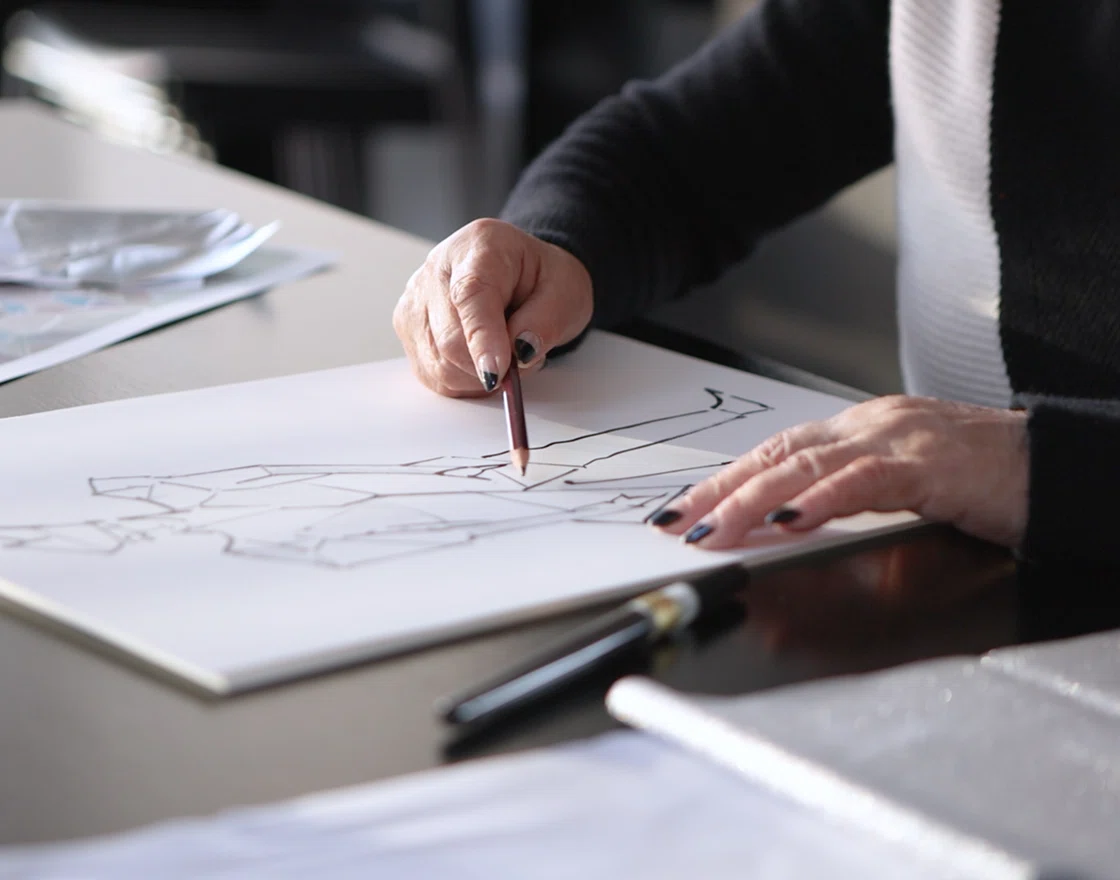 デザインスケッチの写真