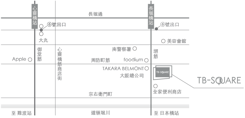 TB-SQUAREアクセスマップ