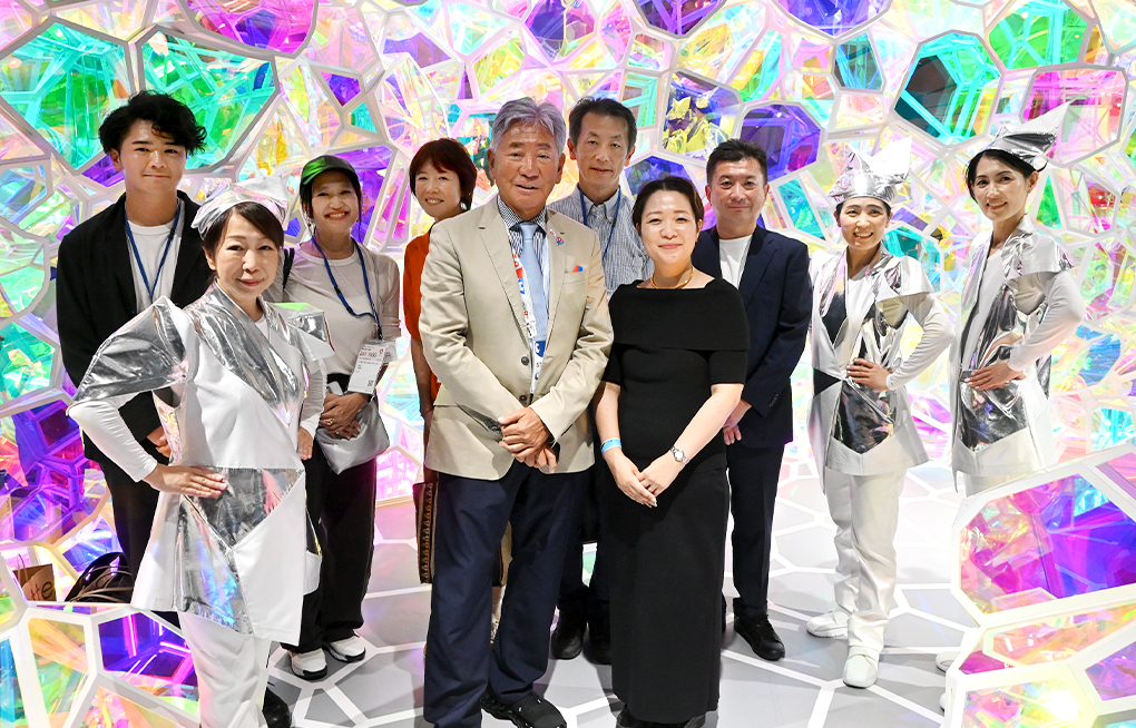 クロージングセレモニーでの記念写真